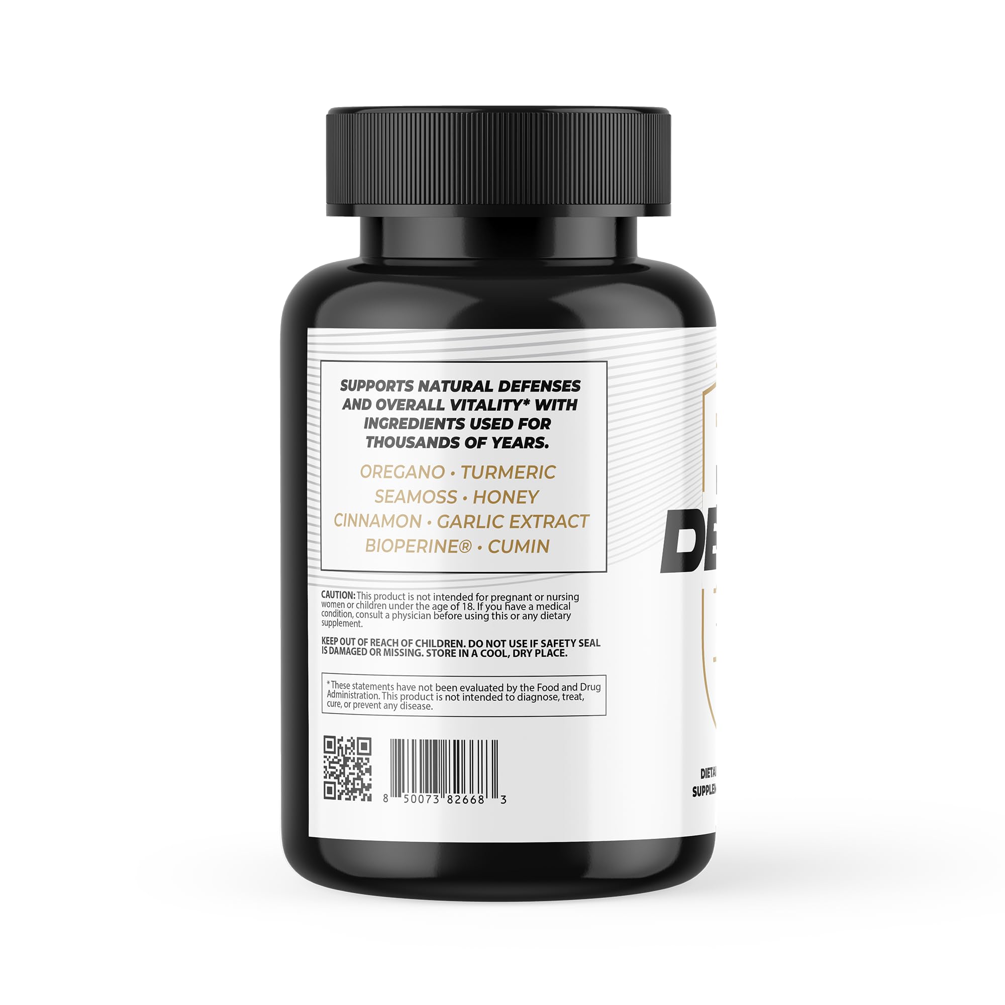 DAMN GOOD close-up of capsules ready for quick daily intake