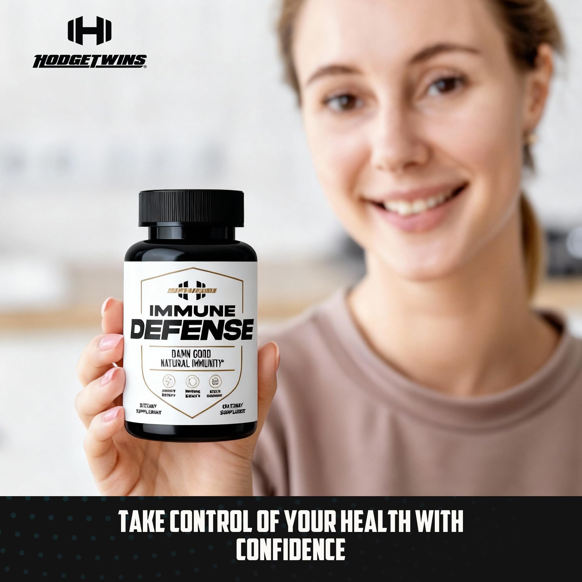 DAMN GOOD honey powder visible inside capsules suggesting natural sweetness