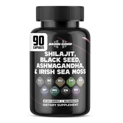 DAMN GOOD The Hodge Twins maximum vitality bottle shows energy boosting capsules for daily use.