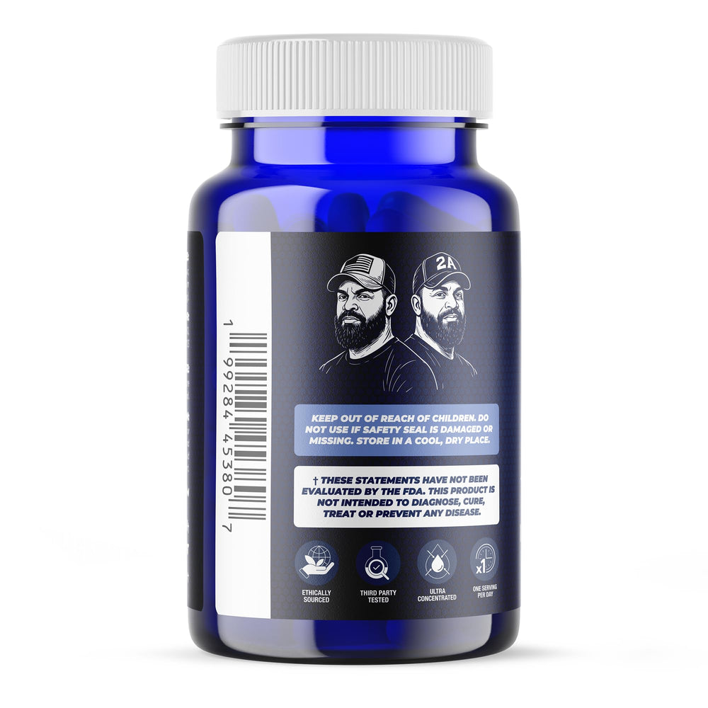 DAMN GOOD Hodge Twins methylene blue product supports clear branding and trust.