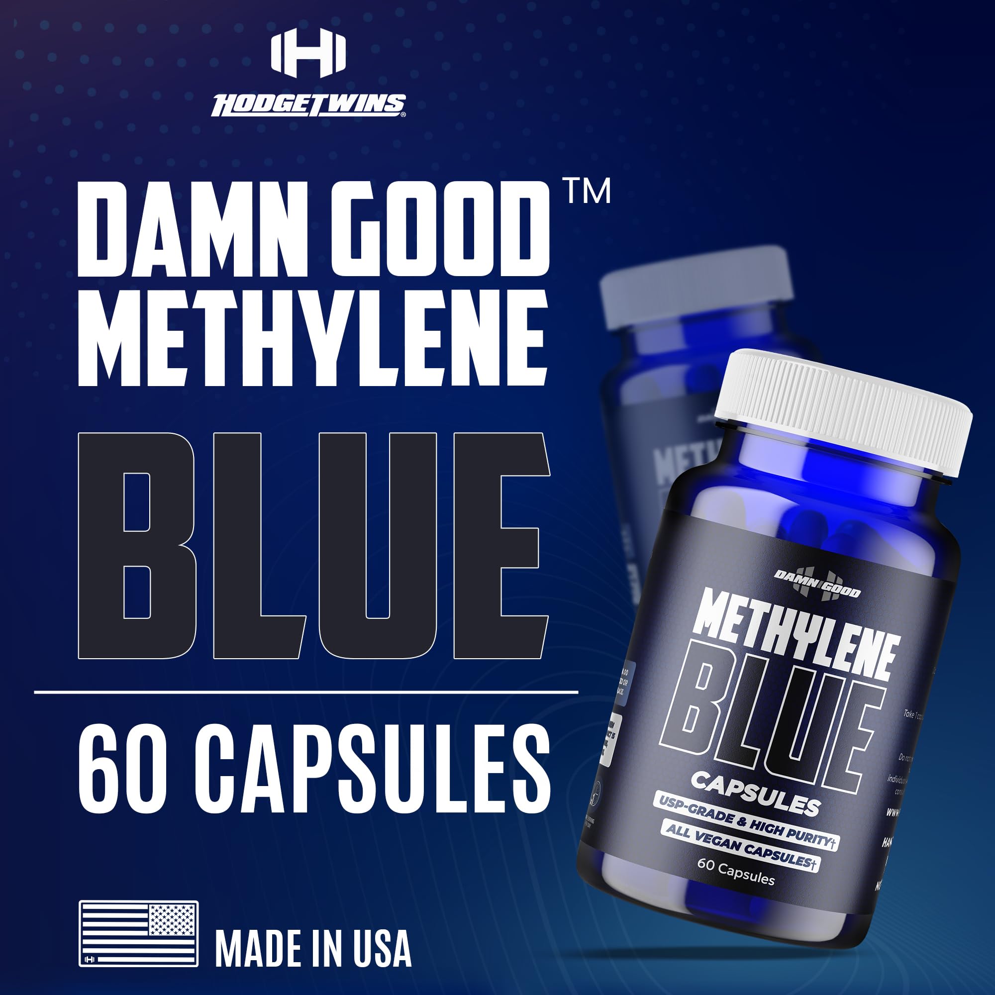 DAMN GOOD Hodge Twins capsules with Vitamin C stabilization hint at improved stability.