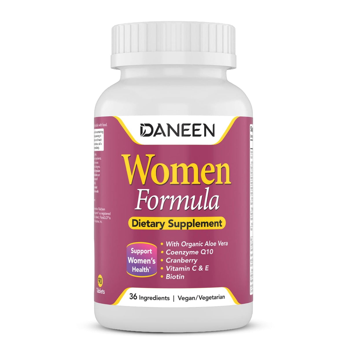 DANEEN daily multivitamin for women bottle supports balanced energy.