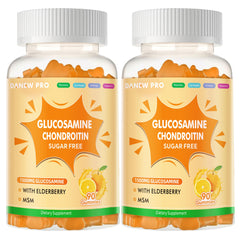 DANEW Pro Glucosamine Chondroitin Gummies bottle with orange flavor for daily use