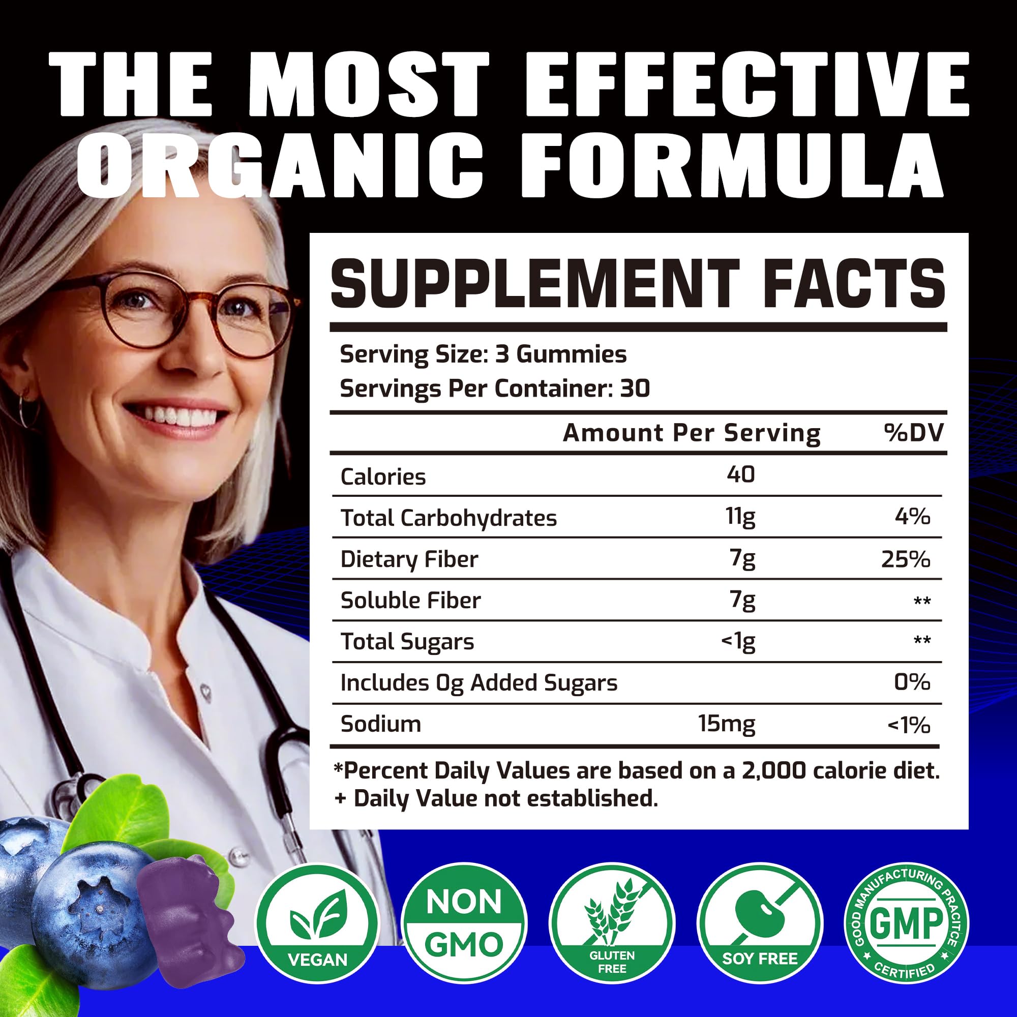 DANEW Pro prebiotic gummies on shelf promote digestive health