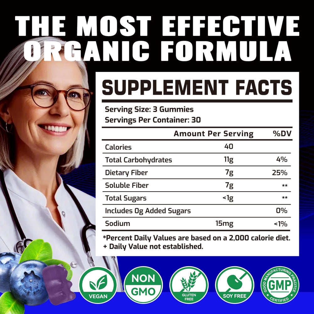 DANEW Pro prebiotic gummies on shelf promote digestive health