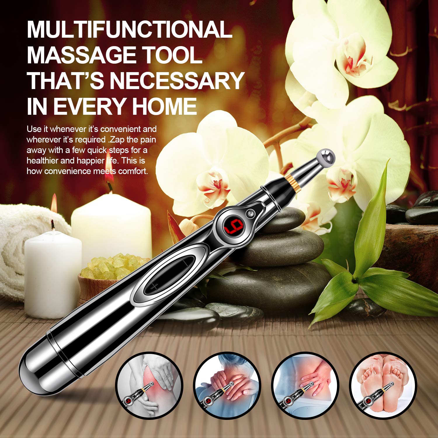 Dangshan 5-in-1 acupuncture pen side profile showing compact design.