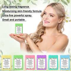 Dansib six inspirational labels add positive notes on each spray.