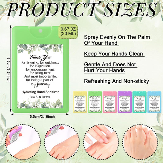 Dansib travel-size hand sanitizer sprays fit pockets for on-the-go care.