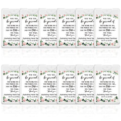 Dansib 24-pack travel hand sanitizer sprays with inspirational Thank You messages for gifting.