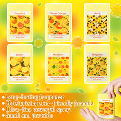 Dansib orange-scent label suggests uplifting aroma and quick cleansing