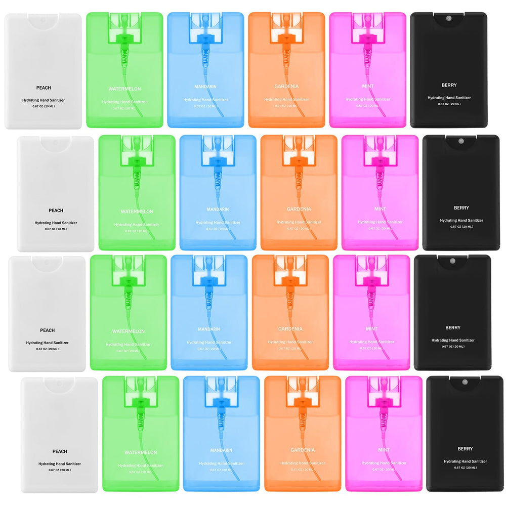 Dansib 24-pcs hand sanitizer spray bulk for easy travel and gifting.