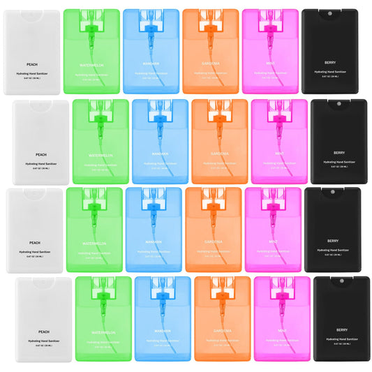 Dansib 24-pcs hand sanitizer spray bulk for easy travel and gifting.