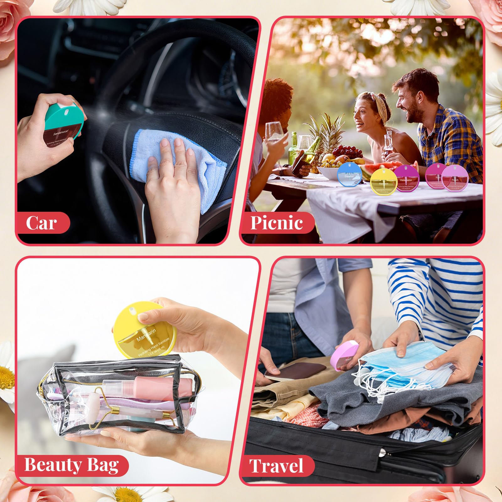 Dansib bulk 24-bottle travel set is convenient for gifting