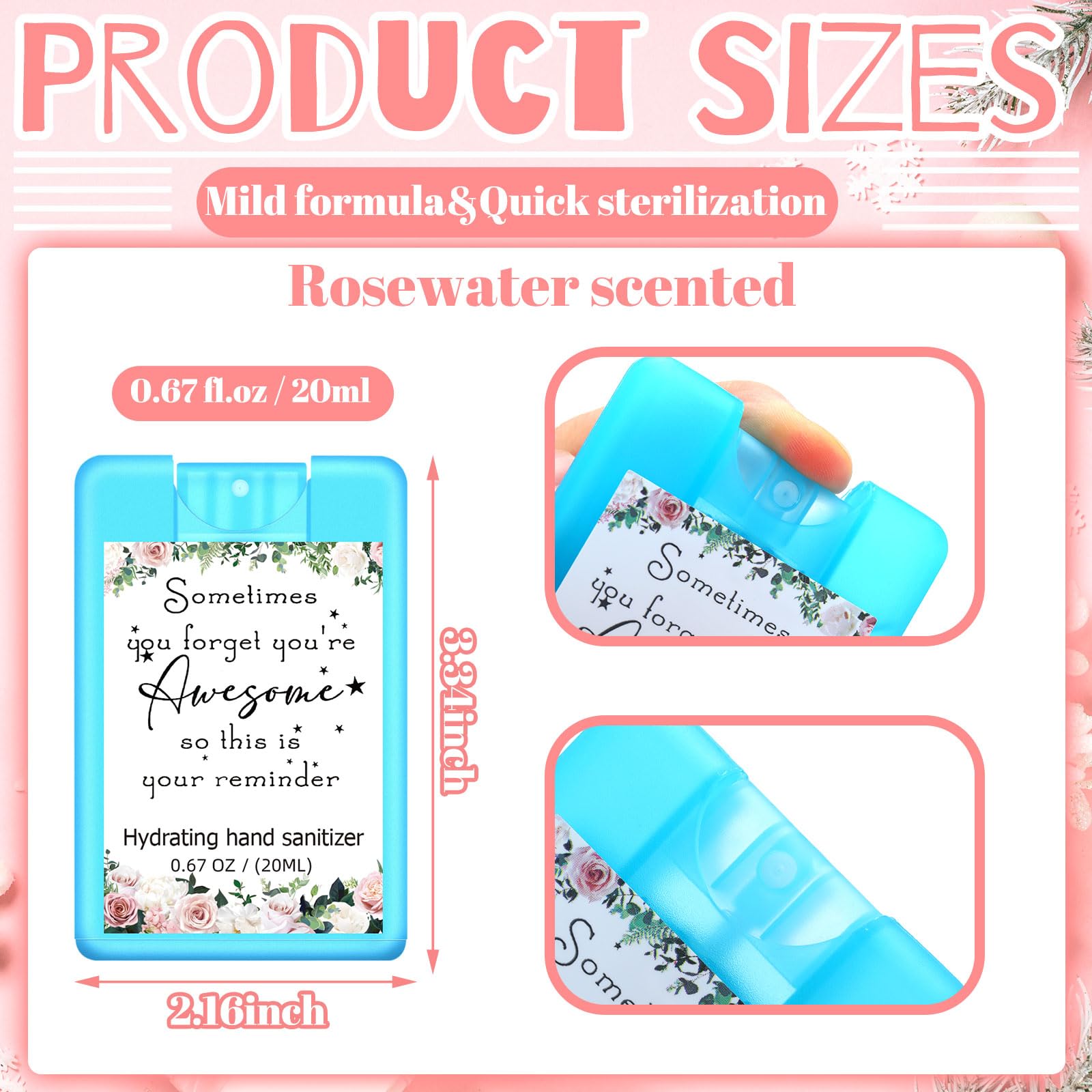 Dansib compact 0.67 oz bottle designed for pockets and purses