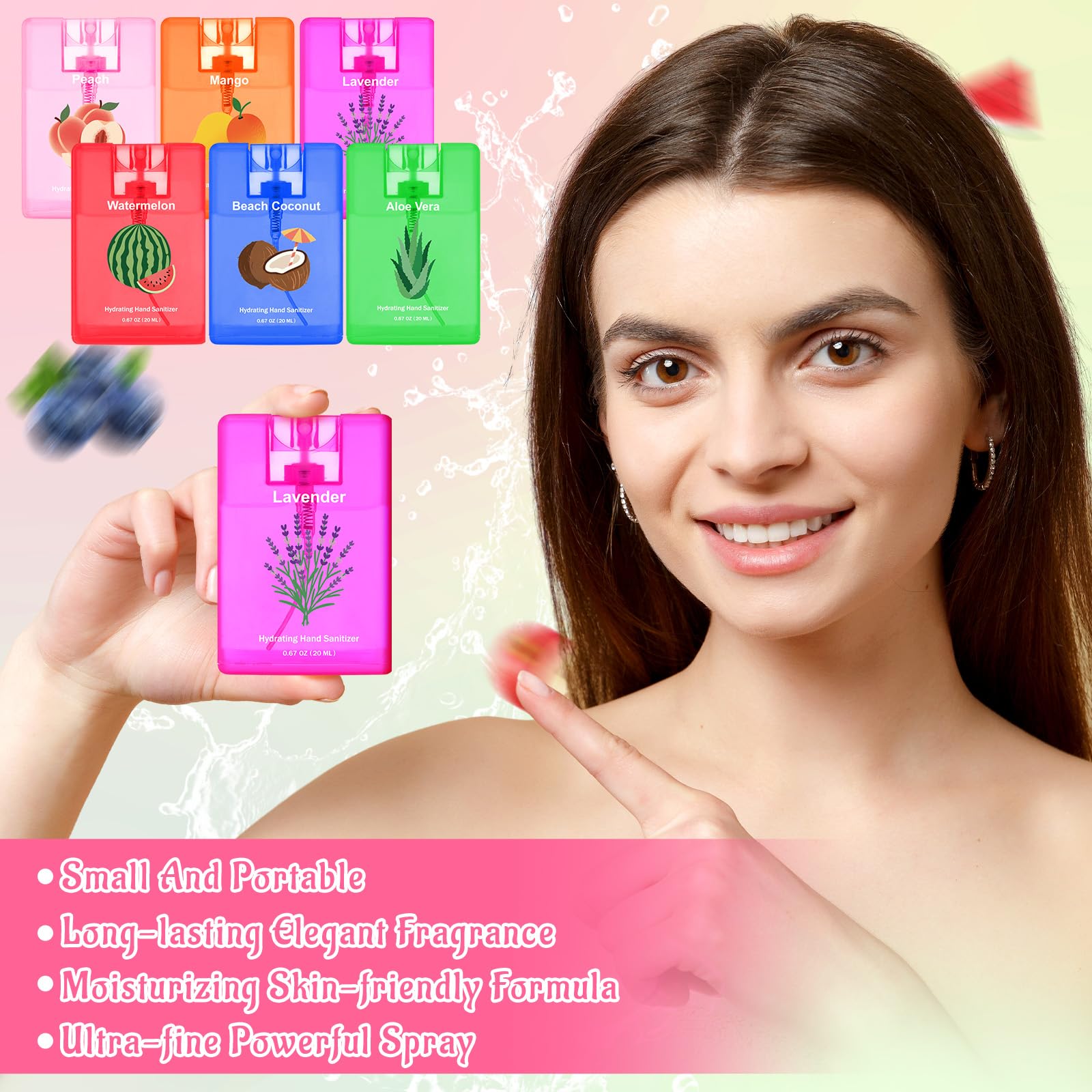 Dansib fragrance-balanced ethyl alcohol formula suitable for daily on-the-go use.