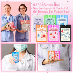 Dansib Nurse Sanitizer Spray pocket-size bottle ready for travel and daily use.