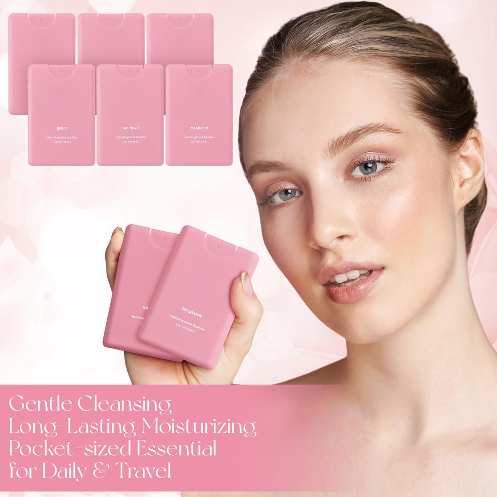 Lightweight, portable Dansib sanitizers ideal for purses and bags.