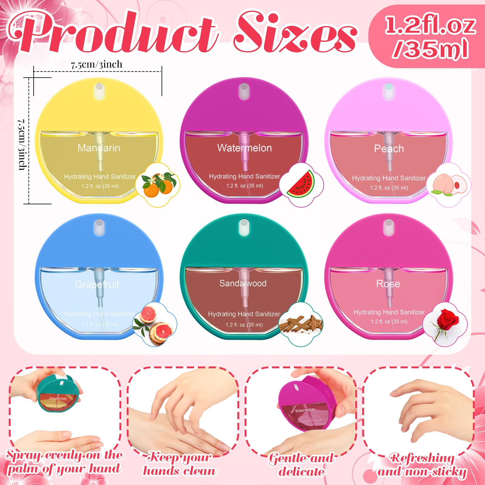 Dansib six aroma scent-collection offers varied fragrances for everyday freshness