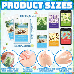 Dansib travel-size 20 ml hand sanitizer spray for easy pocket protection.