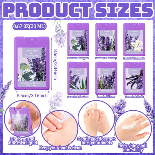 Dansib travel-size hand sanitizer spray packaging shown for on-the-go use