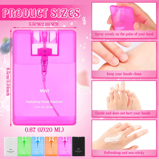 Dansib travel-size sanitizer spray 0.67 oz fits pockets and purses.