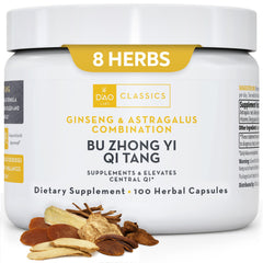 DAO Labs Bu Zhong Yi Qi Tang bottle offering convenient energy support