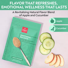 Mint and ginger components featured in DAO Labs Emotional Balance for a refreshing flavor.