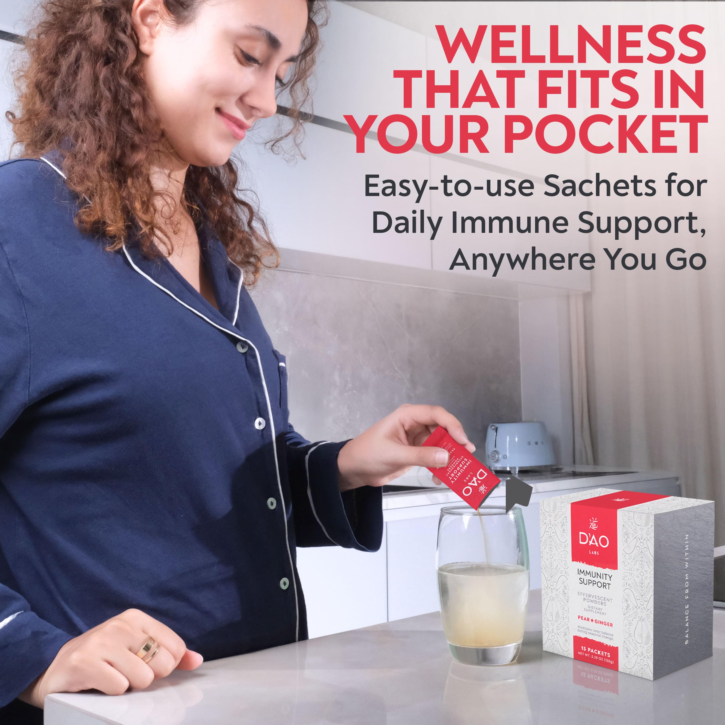DAO Labs Immunity Support packets-15-serving offer convenient on-the-go boosts