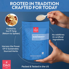 DAO Labs Mental Tranquility herbs blend image featuring Gui Pi Tang.