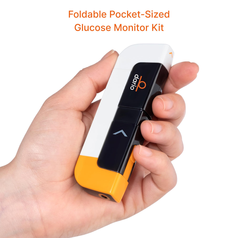 DARIO lancing device for comfortable sample collection.