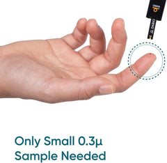 DARIO compatibility with the Dario Blood Glucose Monitor enables seamless testing.