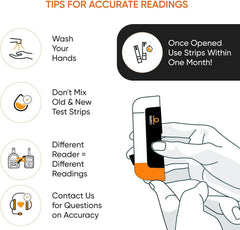DARIO delivers readings in about six seconds for fast results.