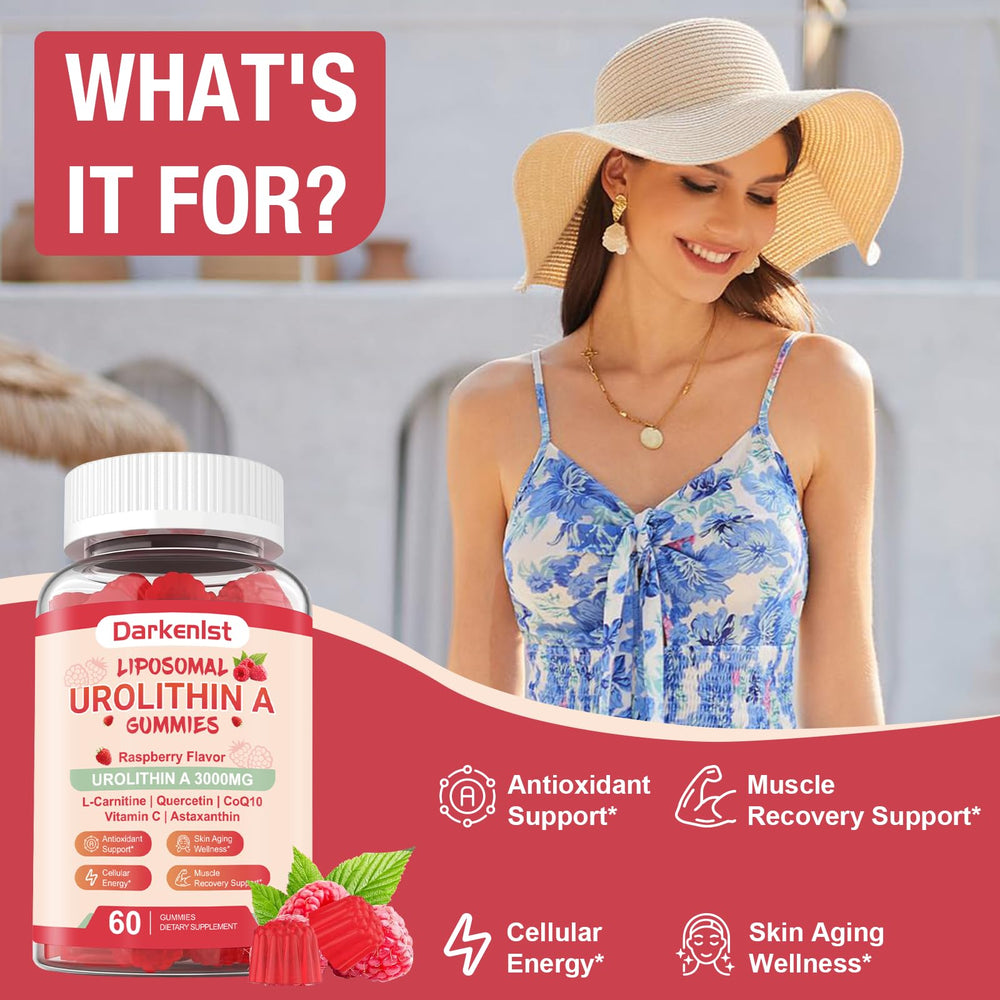 Darkenlst antioxidant blend with resveratrol quercetin and astaxanthin in gummies.