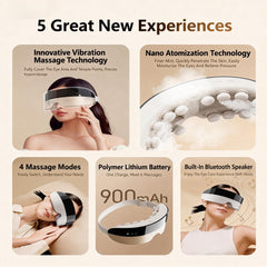 Daroma 14 soft silicone heads mimic gentle kneading for eye area support
