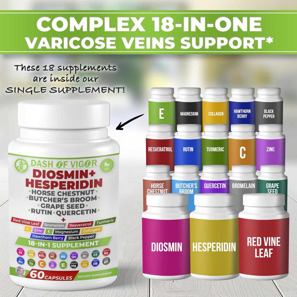 DOFV capsules show diosmin hesperidin complex for natural support.
