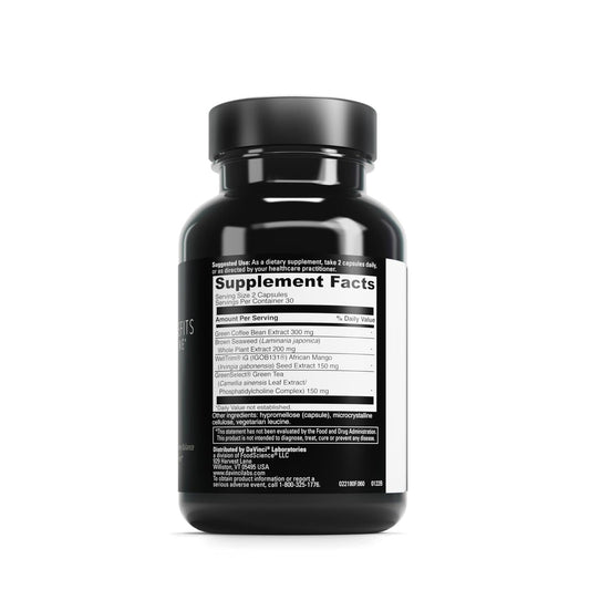 DAVINCI Adipo-Leptin capsules close-up for easy daily serving.