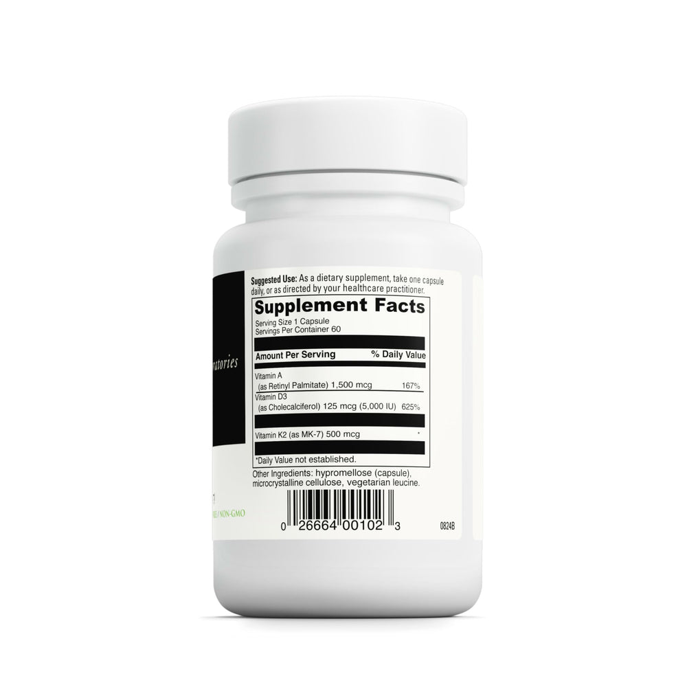 DaVinci ADK capsules laid out to emphasize daily intake