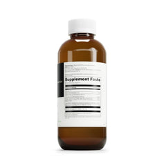 Close-up of the DAVINCI Balance DMG Liquid label highlights immune system support.