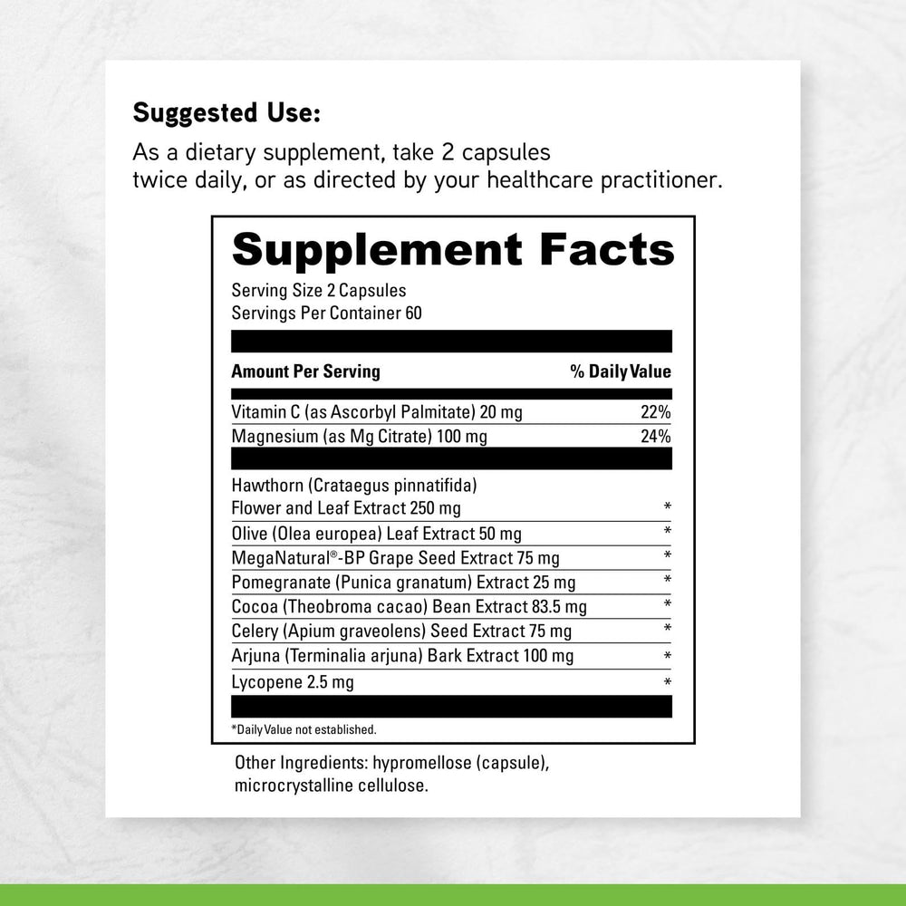 DAVINCI BP Elite grape seed extract supports vascular health and endothelial function.