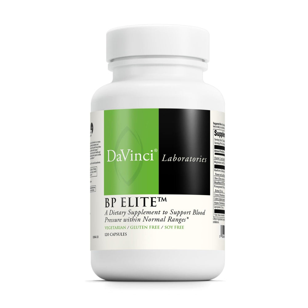 DAVINCI BP Elite magnesium capsule supports healthy blood flow and cardiovascular function.