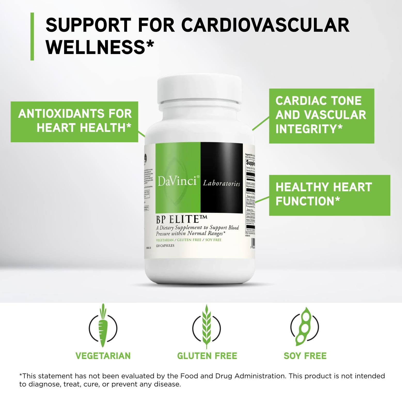 DAVINCI BP Elite pomegranate extract supports circulatory health and vascular comfort.