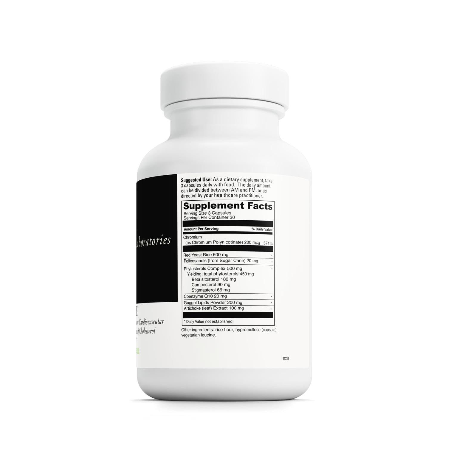DAVINCI CholestSure bottle label close-up highlighting gluten-free formula