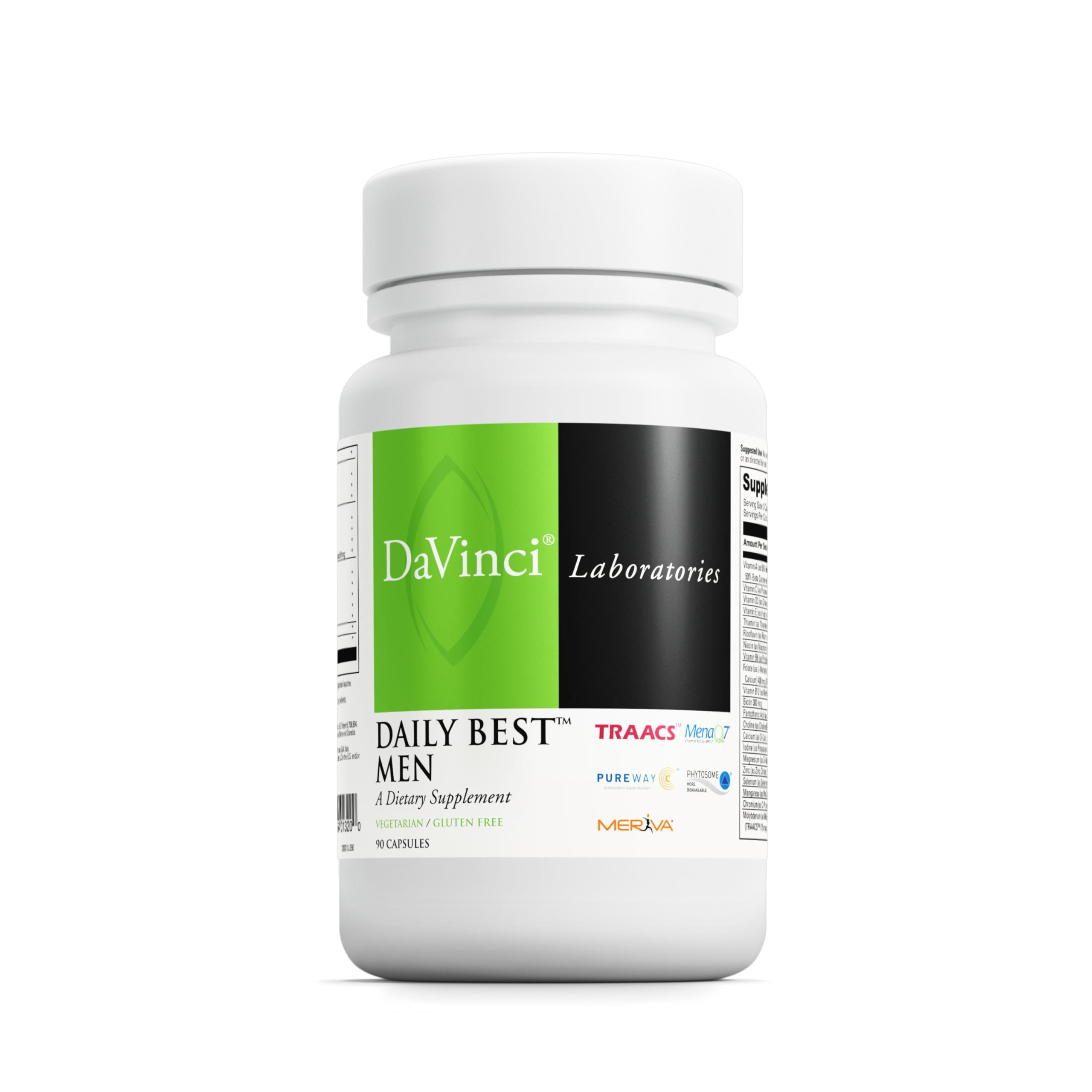 DAVINCI Daily Best Men bottle with capsules for daily wellness support