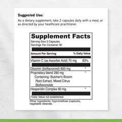 DAVINCI Healthy Veins gluten-free label on packaging