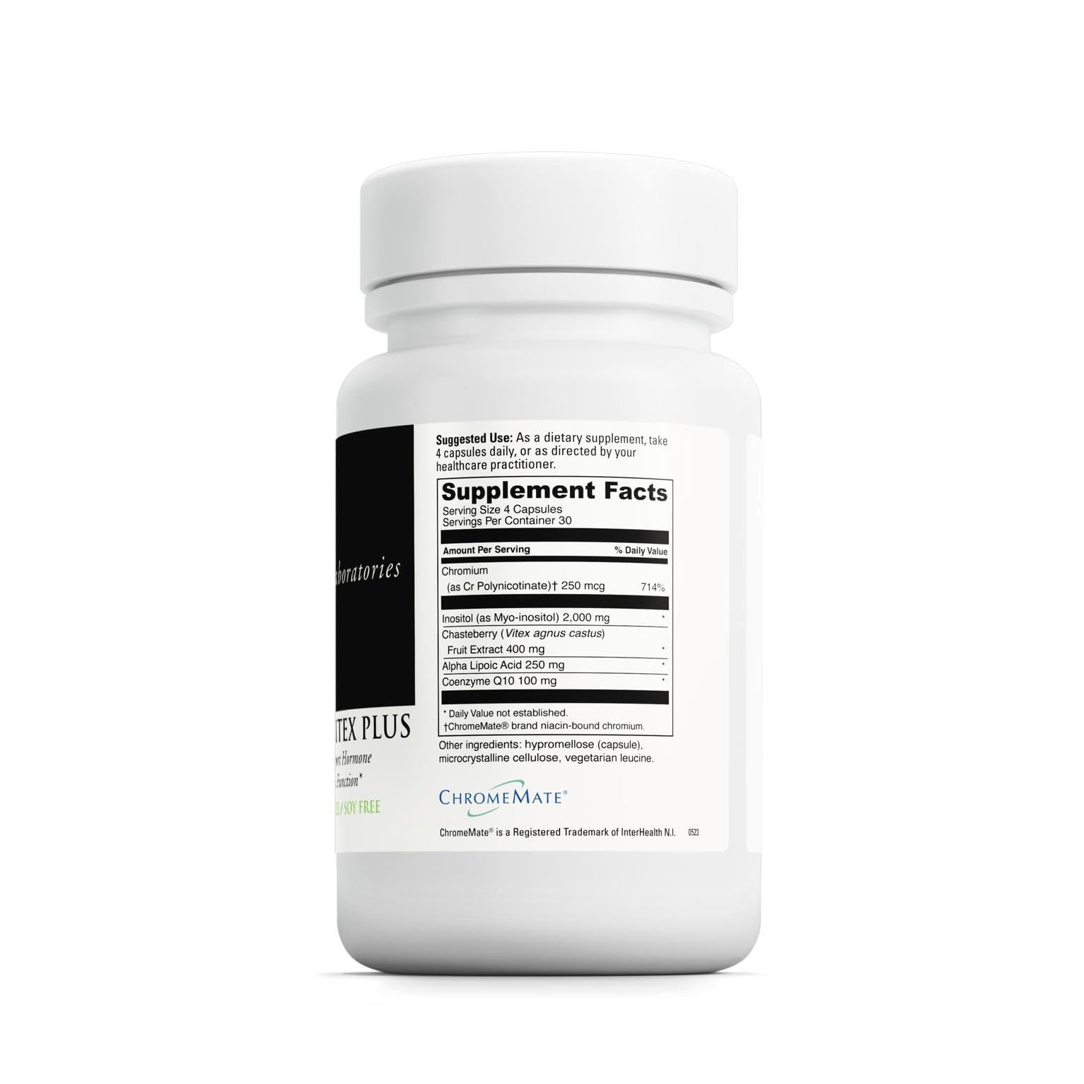 DAVINCI Inositol Vitex Plus capsules for easy daily intake and cycle support.