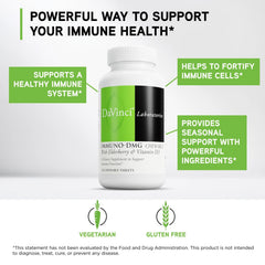 DAVINCI Immuni-DMG label details highlight natural ingredients