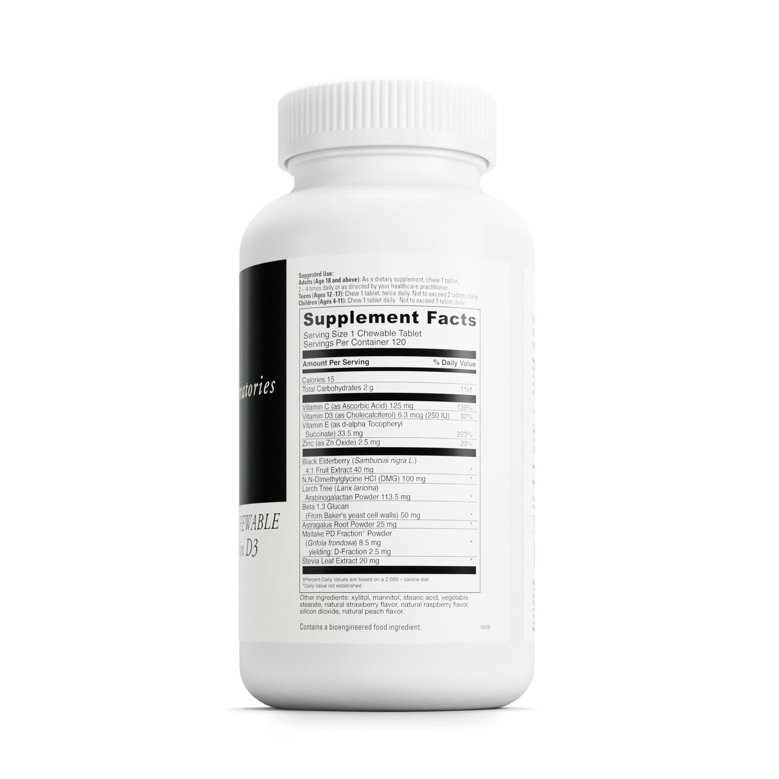 Close-up of DAVINCI Immuni-DMG chewable tablets for easy daily use