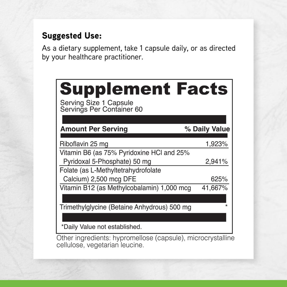 DaVinci Labs Methyl Benefits vitamin B12 capsule closeup showing methylcobalamin form