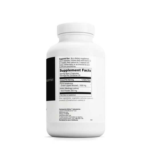 DAVINCI Labs Perna packaging shot showing 180 capsules for 90 servings.