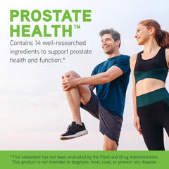 Serving size visual for DAVINCI Labs Prostate Health showing two capsules per serving